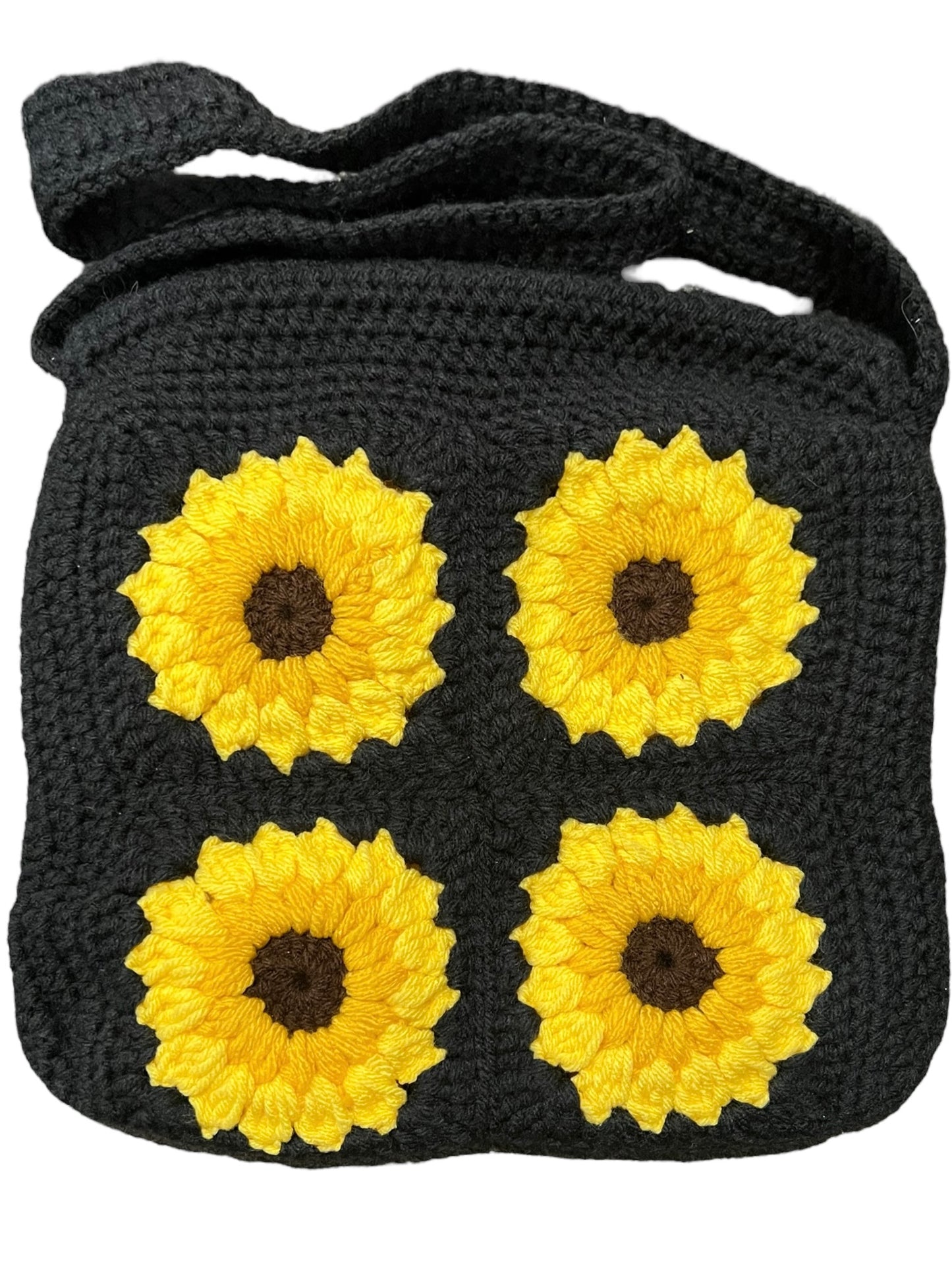 Black Sunflower Bag